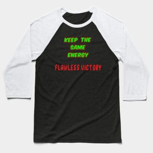 Mortal Kombat Flawless Victory Baseball T-Shirt